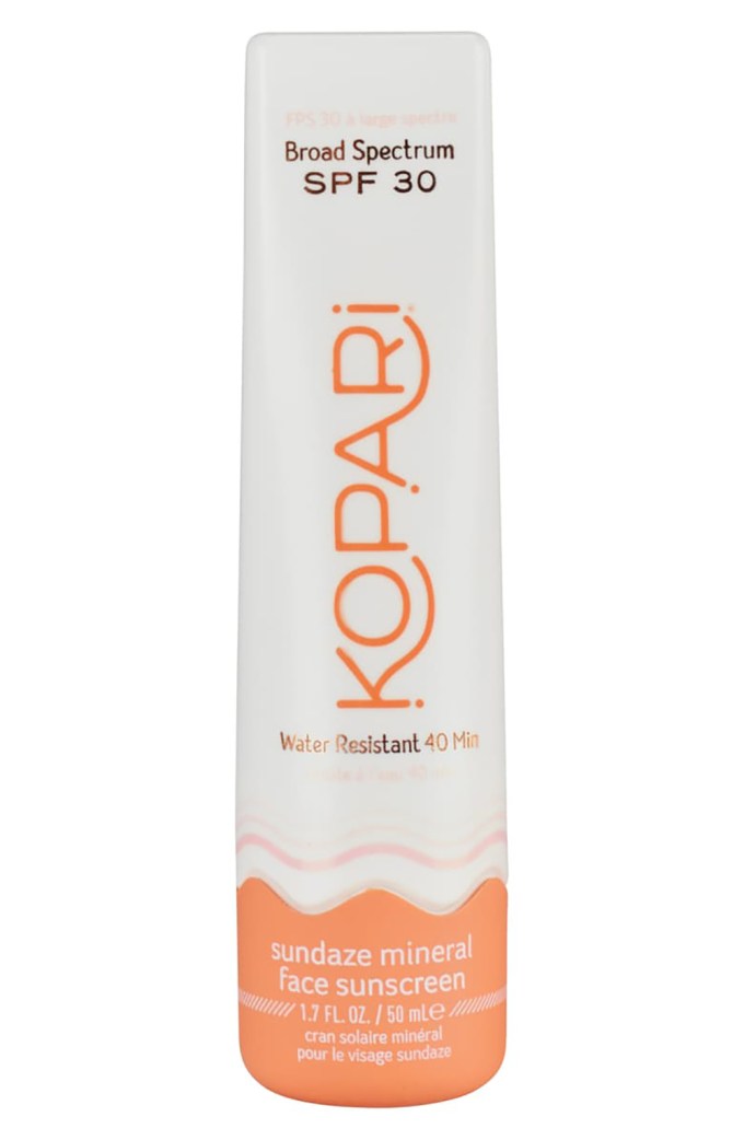 Kopari Beauty Sundaze Mineral Face Sunscreen SPF30, $34, Ulta