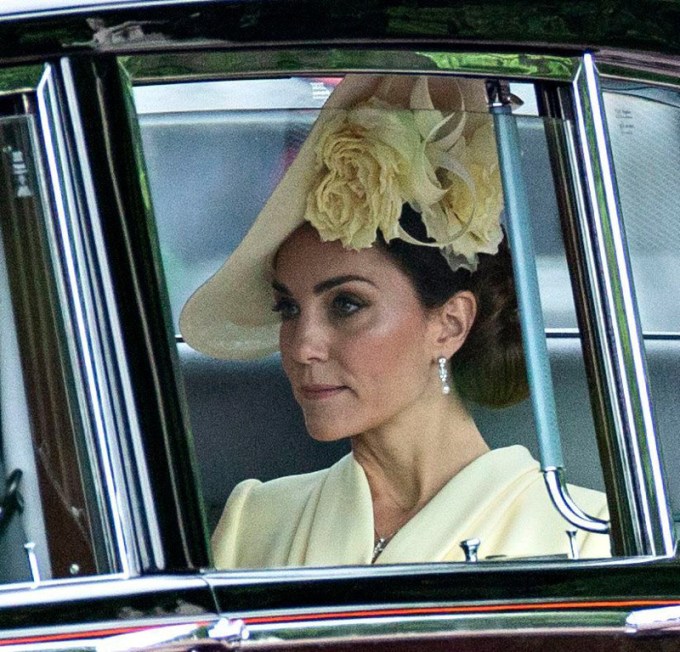 Kate Middleton In The Car