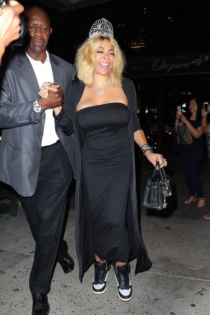 Wendy Williams Parties In A Tiara