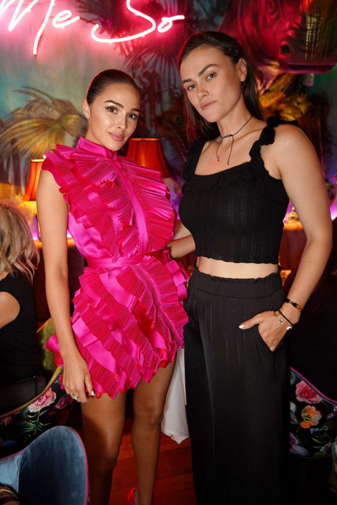 Olivia Culpo was in great spirits at a Sports Illustrated dinner that took place at South Beach hotspot Mandrake