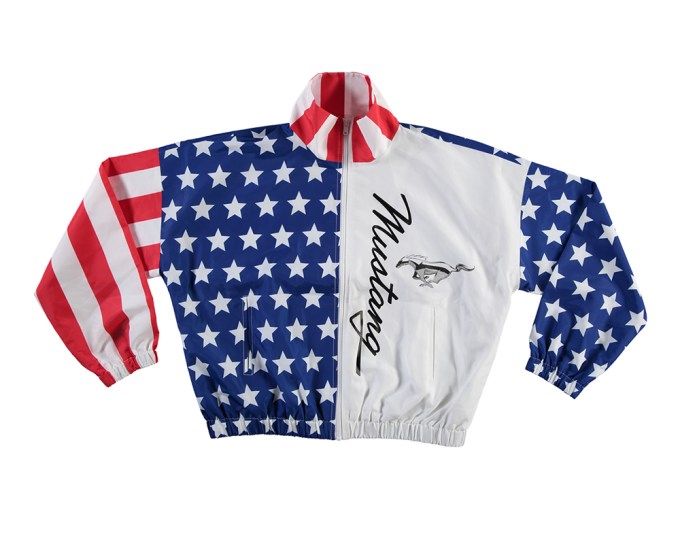 Forever 21 x Ford Ford Mustang Patriotic Jacket, $34.90, Forever21.com