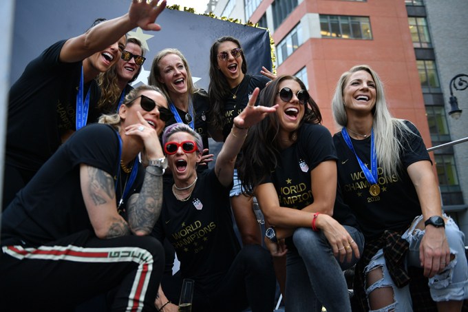 2019 US Women World Cup Victory Parade NYC Pics