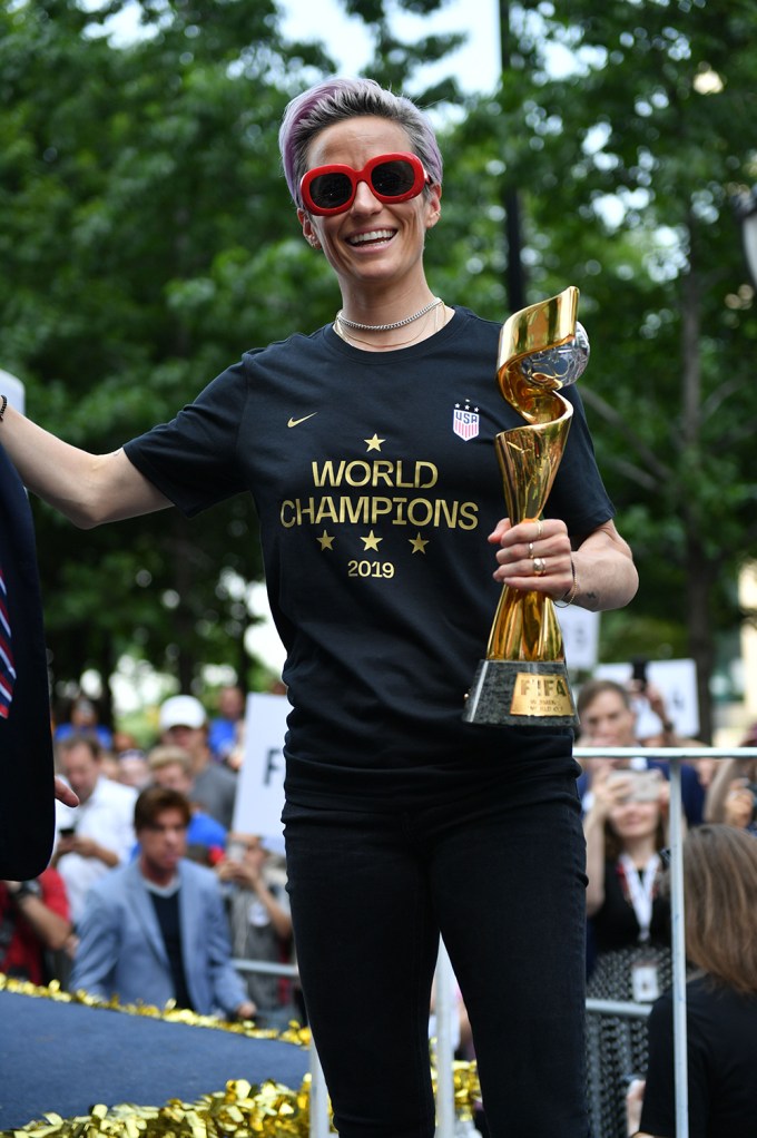 US Women’s soccer team World Cup Ticker-Tape Parade, New York, USA – 10 Jul 2019