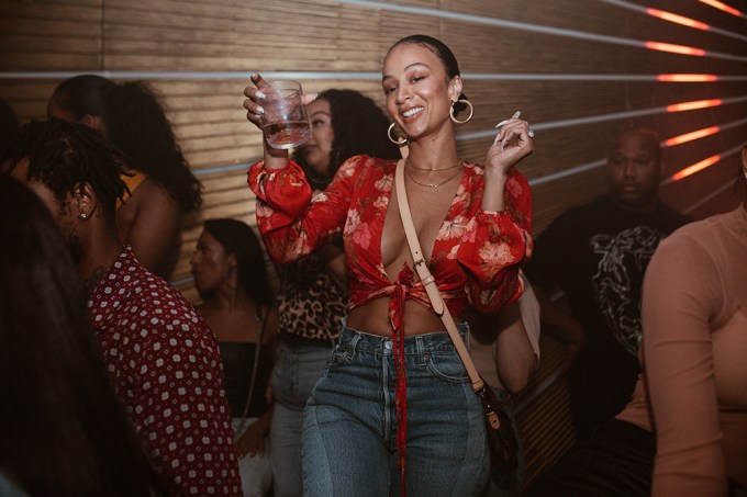 Draya Michele’s viewing party