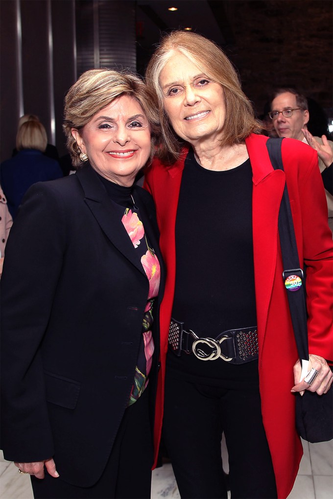 Gloria Allred Poses With Gloria Steinem