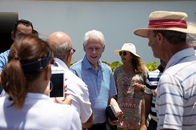 President Bill Clinton in the Dominican Republic