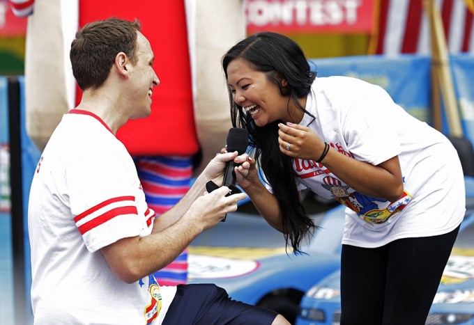 Joey Chestnut Proposes To Then-GF in 2014