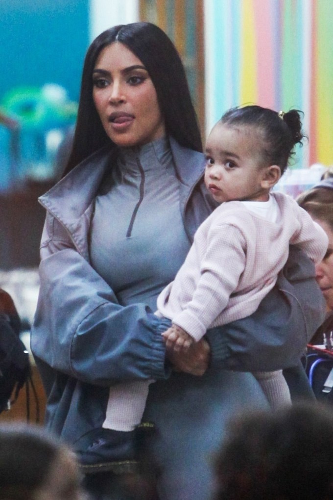 Kim Kardashian Cuddles Chicago West