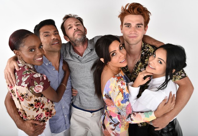 Ashleigh Murray, Mark Consuelos, Luke Perry, Marisol Nichols, KJ Apa & Camila Mendes at 2018 Comic-Con