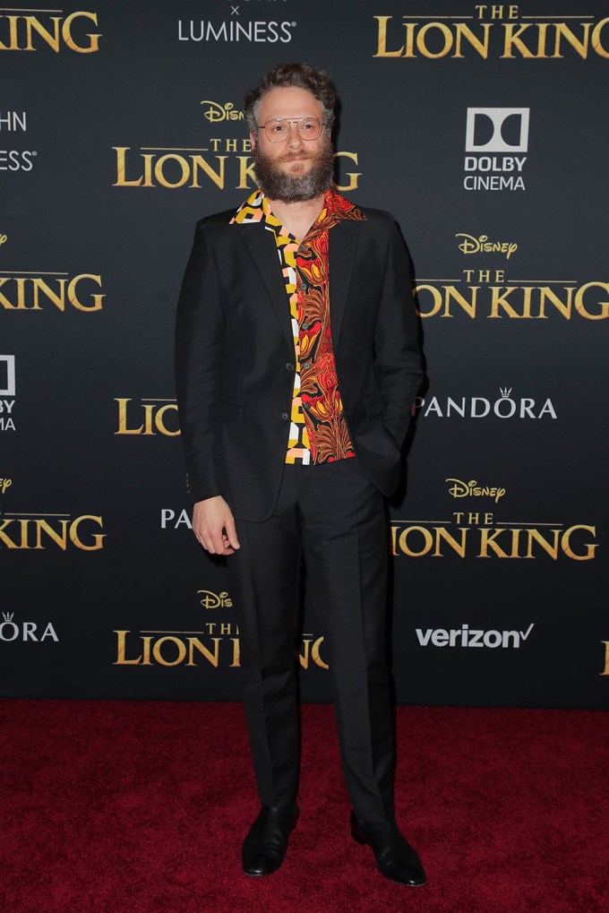 Seth Rogan at ‘The Lion King’ film premiere