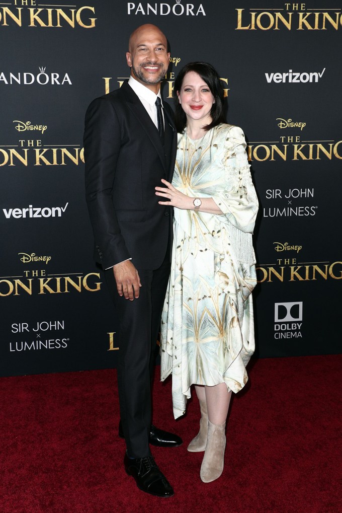 Keegan-Michael Key and Elisa Pugliese at ‘The Lion King’ film premiere