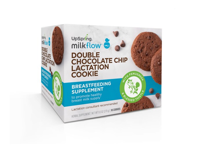 UpSpring Milk Flow Double Chocolate Chip Lactaction Cookie