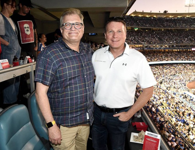 Drew Carey and Terry Virts