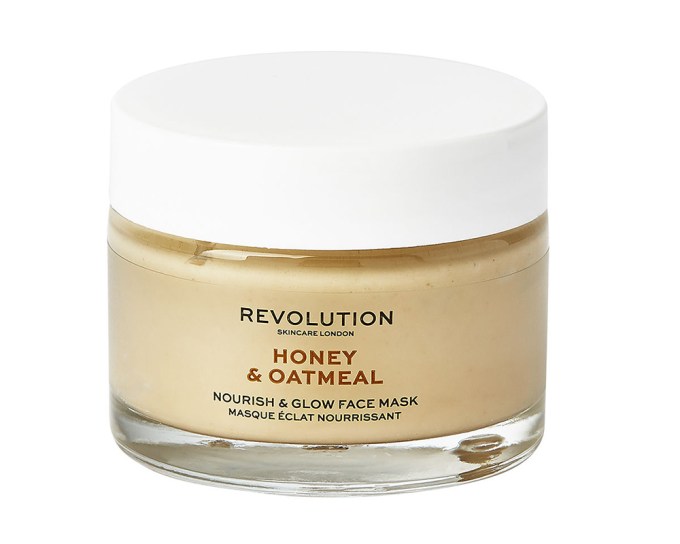 Revolution Skincare Honey & Oatmeal Nourish & Glow Face Mask, $11, Ulta
