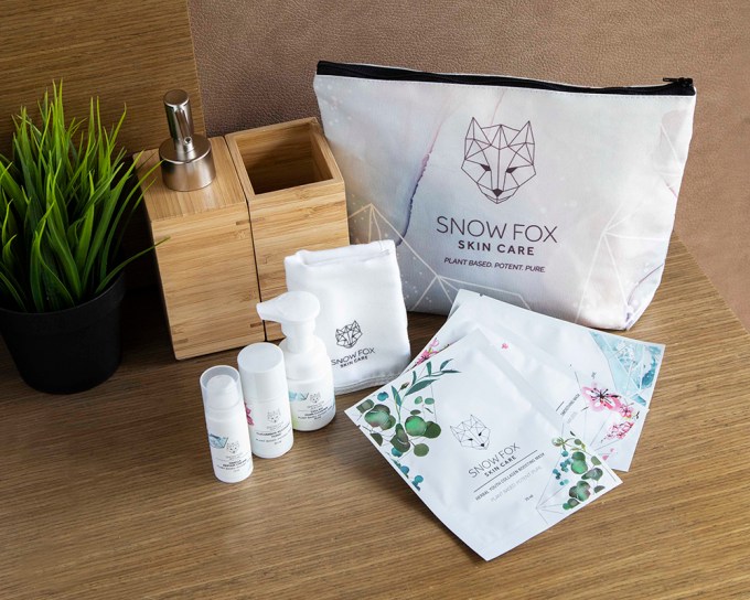Snow Fox Travel Kit, $54, SnowFoxSkincare.com