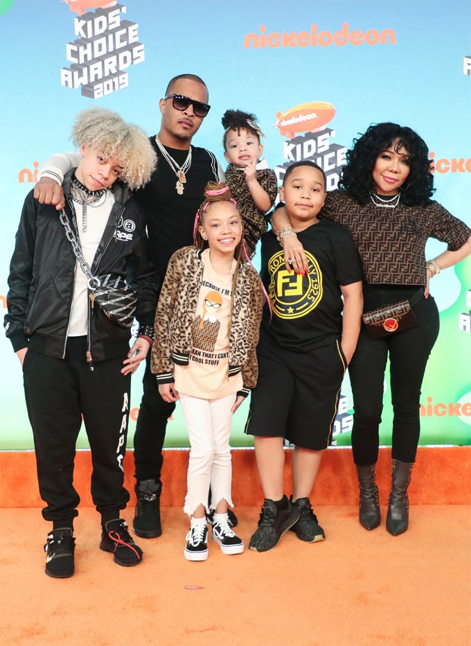 T.I. & Family At The Nickelodeon Kids’ Choice Awards 2019