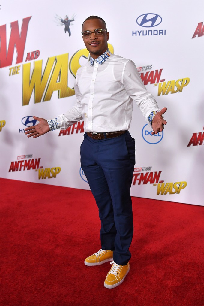 T.I. At The ‘Ant-Man and The Wasp’ film premiere