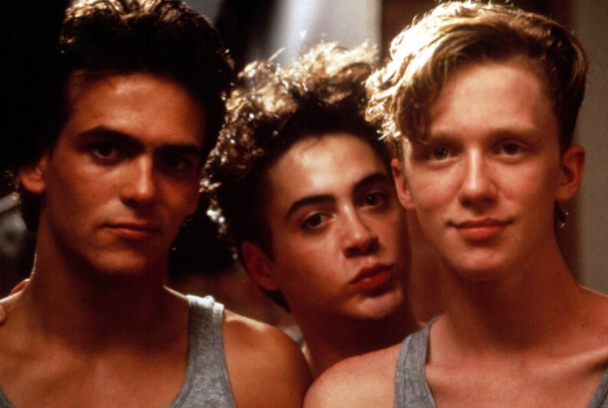 Robert Rusler, Robert Downey Jr and Anthony Michael Hall in ‘Weird Science’