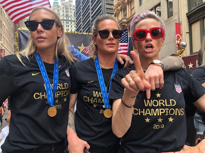 Women?s Soccer World Cup Canyon Of Heroes Ticker Tape Parade In NYC