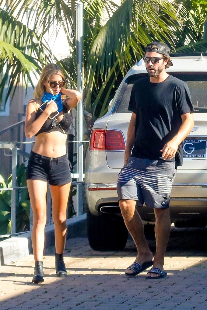 Brody Jenner & Briana Jungwirth out for lunch in Malibu