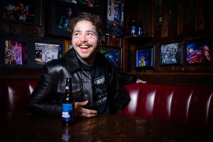 Post Malone at the Bud Light Dive Bar Tour