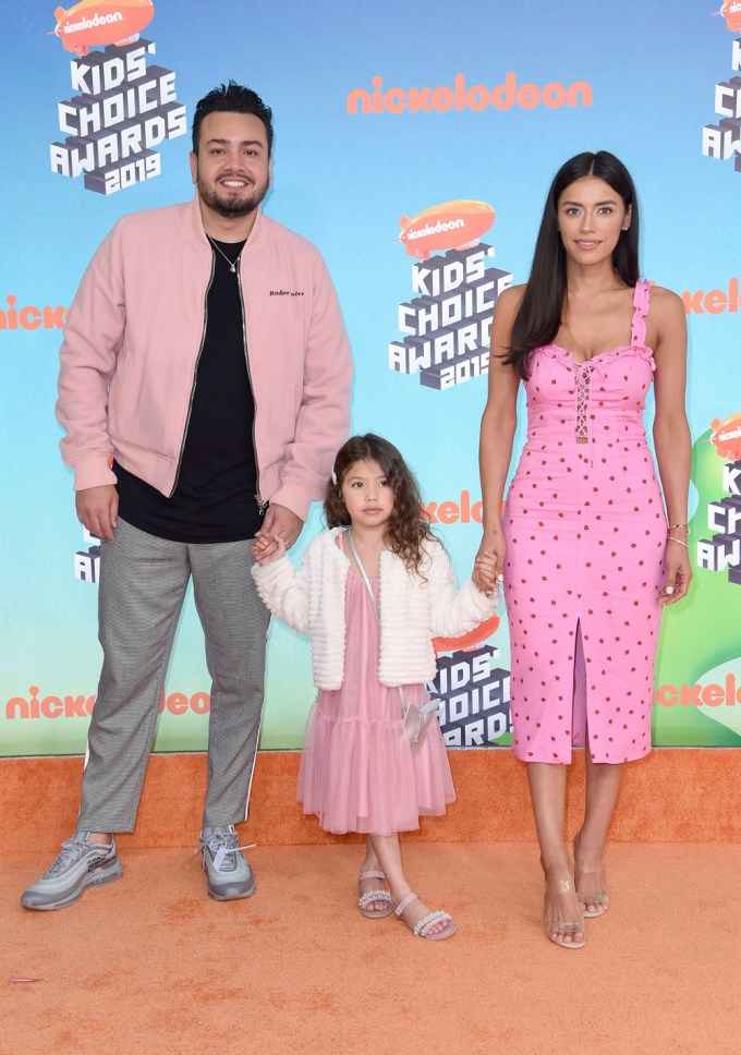 Frankie Delgado & family attend the Kids’ Choice Awards