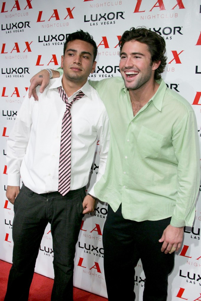 Frankie Delgado & Brody Jenner attend a 2007 club opening