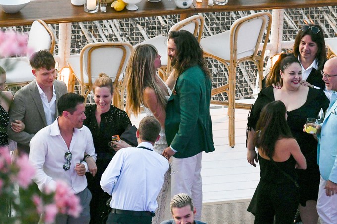 Heidi Klum And Tom Kaulitz Seen Kissing At Wedding Party
