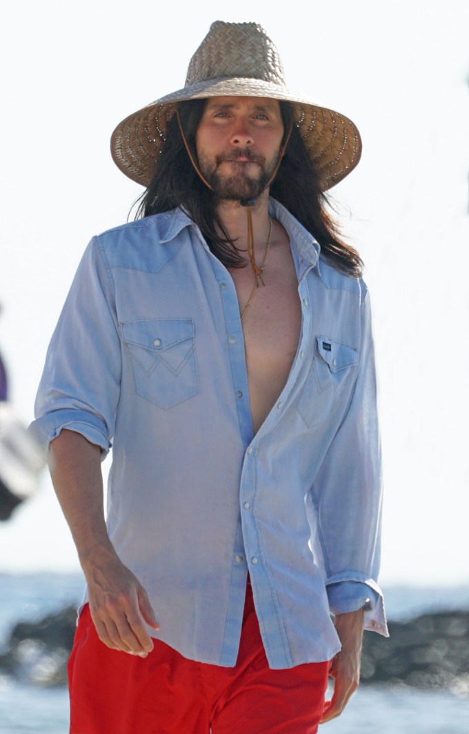 Jared Leto During A Holiday In Ibiza