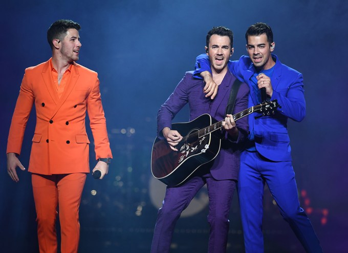 The Jonas Brothers in concert in Miami