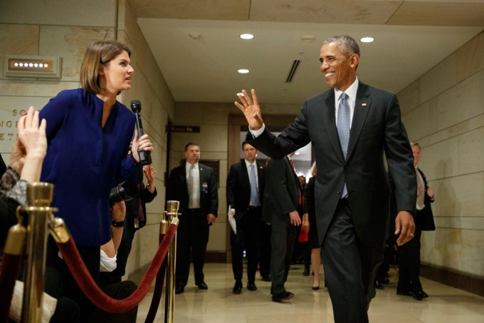 Kasie Hunt Gets The Scoop With President Obama