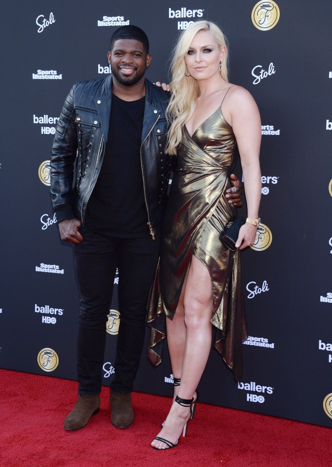 Lindsey Vonn & P. K. Subban At Sports Illustrated’s Fashionable 50 Party