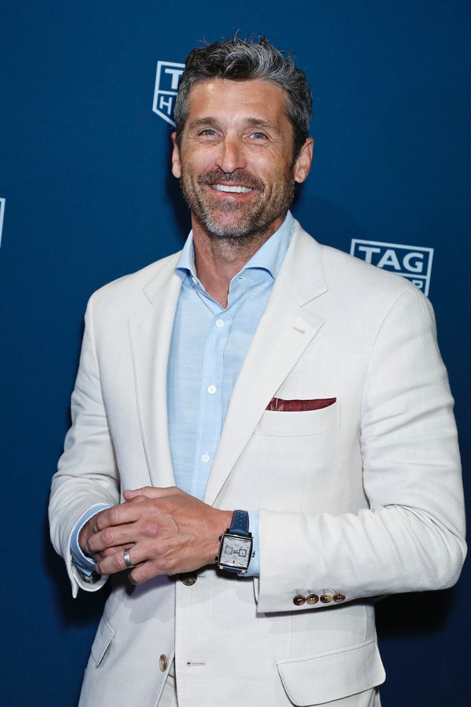 Patrick Dempsey Looks Dashing In A White Suit
