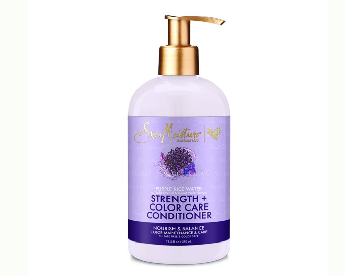 Shea Mositure Purple Rice Water Strength + Color Care Conditioner, $10.99, sheamoisture.com
