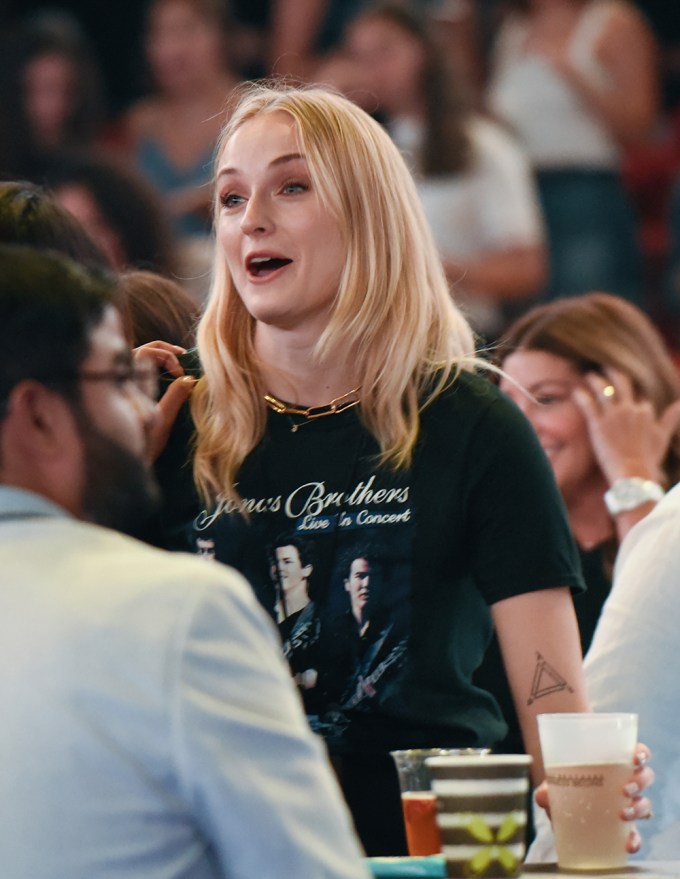 Sophie Turner at the Jonas Brothers’ show in Miami