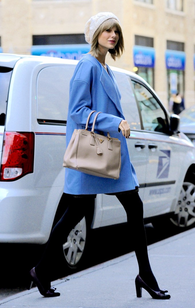 Taylor Swift Bundled Up in New York