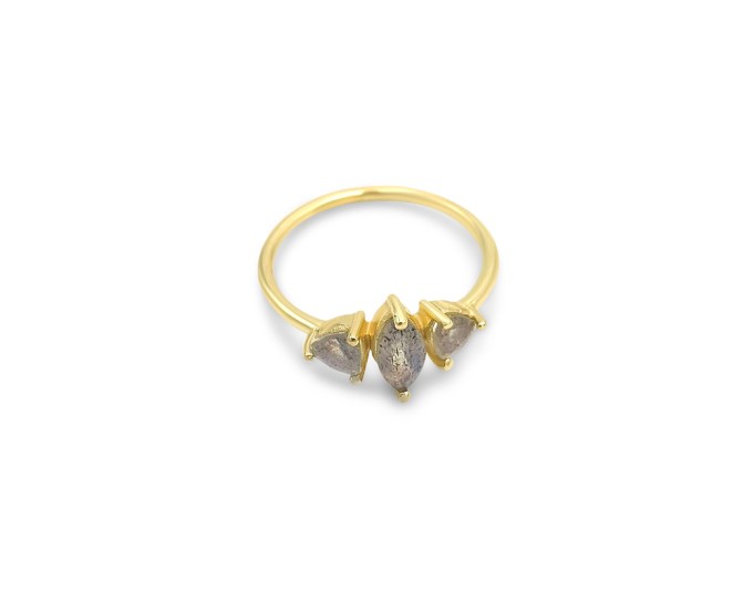 Bonito Jewelry Amalfi Labradorite Ring, $85, bonitojewelry.com