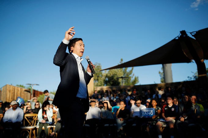 Andrew Yang at a Las Vegas Campaign Event
