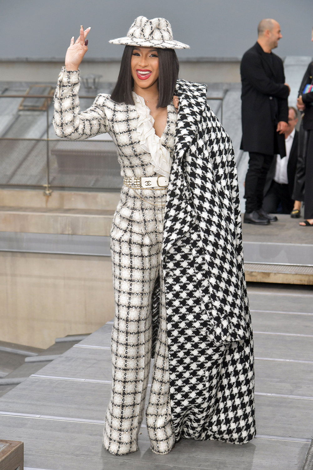 Cardi B Wears a Major Fall Shoe Trend on the Front Row at Chanel