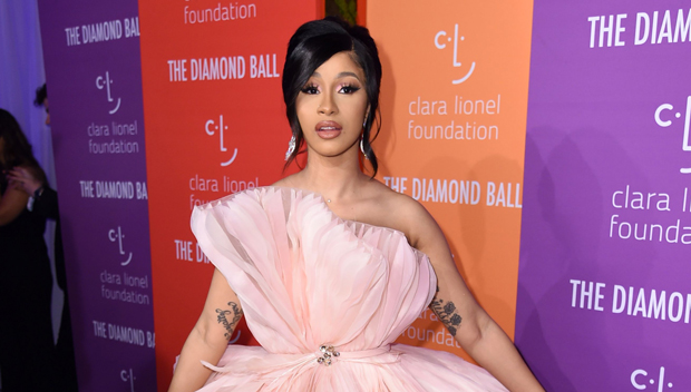 Cardi B's Diamond Ball Dress: Rapper Stuns In Pink Gown