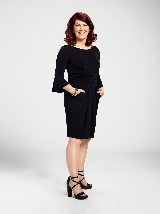 Kate Flannery poses in a ‘DWTS’ promo pic