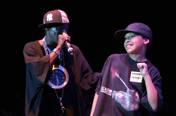 Flavor Flav With His Son In 2007