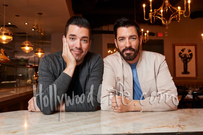 Jonathan & Drew Scott Pose For A HollywoodLife Portrait Session