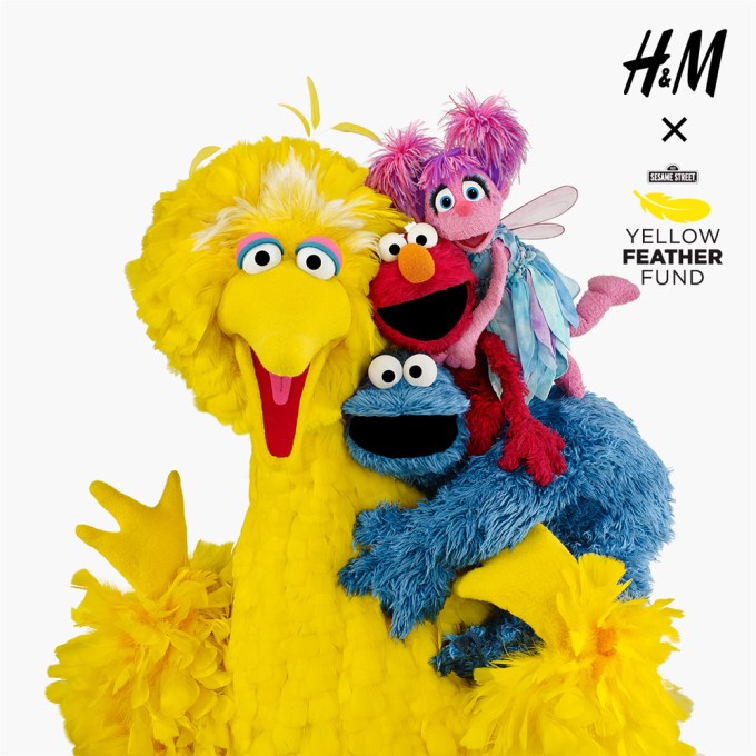 H&M x Sesame Street Yellow Feather Fund