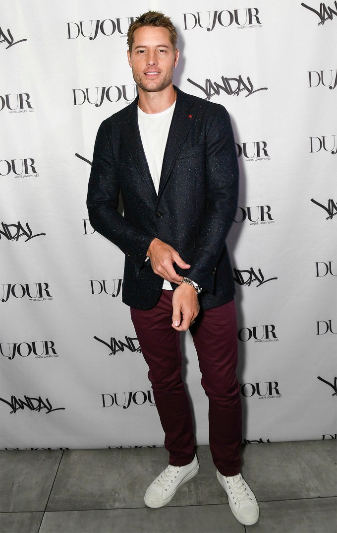 Justin Hartley celebrates DuJour October cover