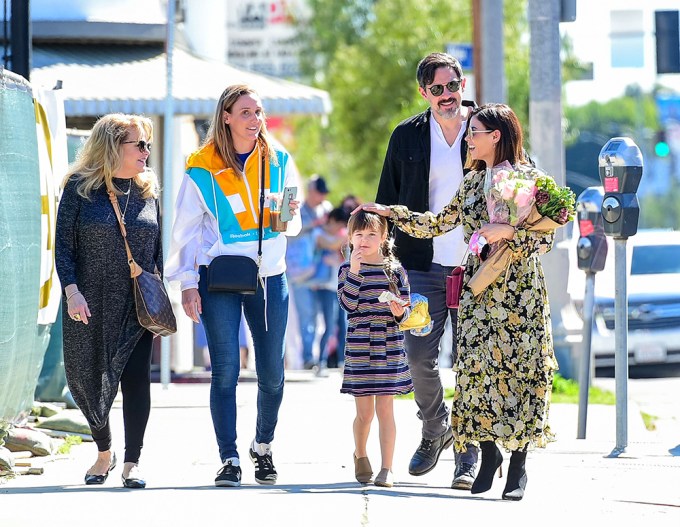 Jenna Dewan & Steve Kazee Out With Her Daughter