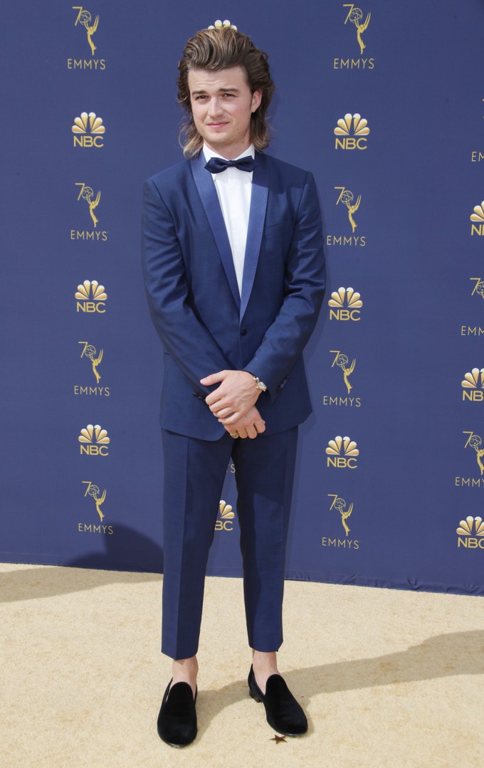 Joe Keery Wows At The 2018 Emmy Awards