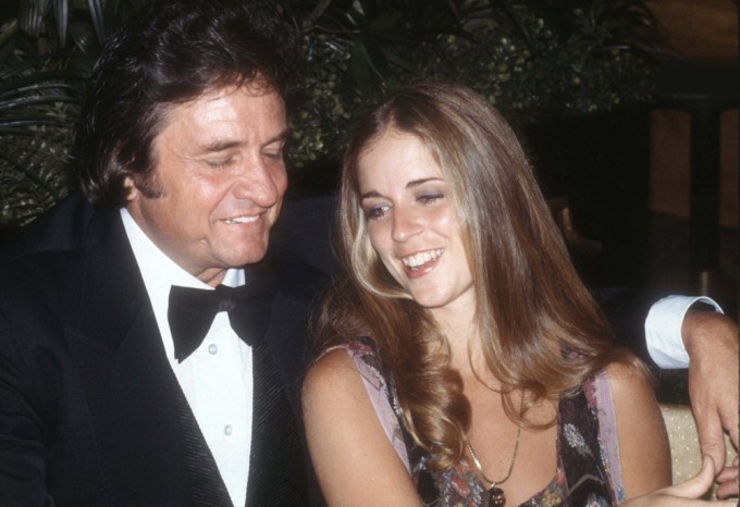 Johnny Cash With His Daughter Rosanne