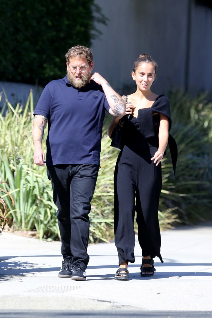 Jonah Hill and Gianna Santos looking cute
