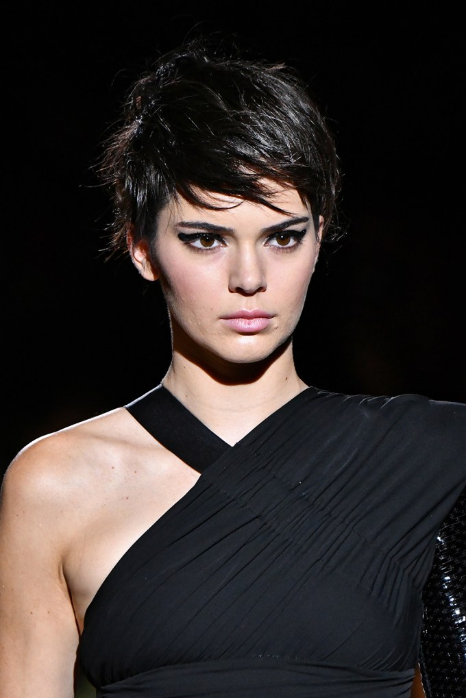 Kendall Jenner with a pixie cut